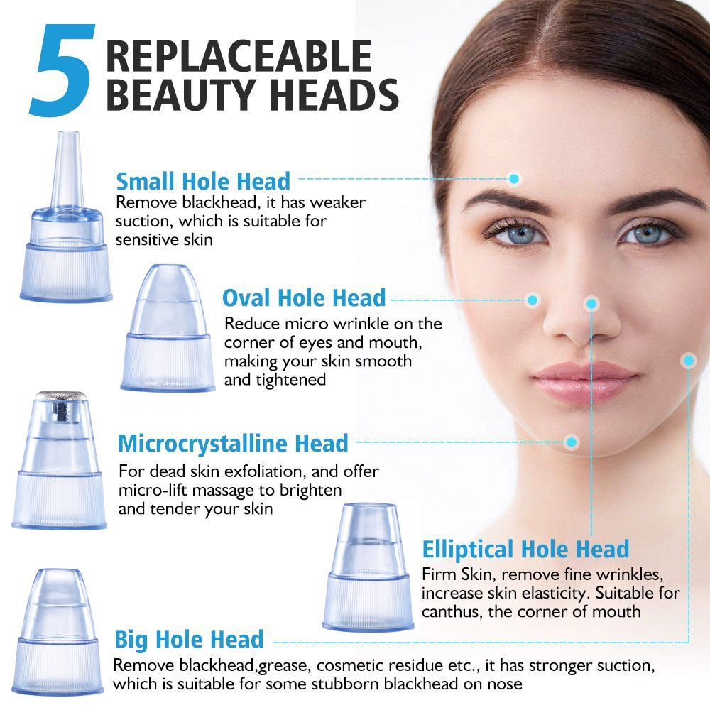 Electric Blackhead Remover Vacuum – Deep Pore Cleaner