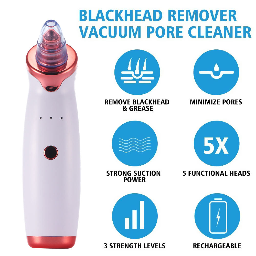 Electric Blackhead Remover Vacuum – Deep Pore Cleaner