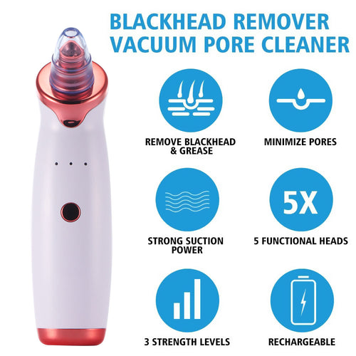 Electric Blackhead Remover Vacuum – Deep Pore Cleaner