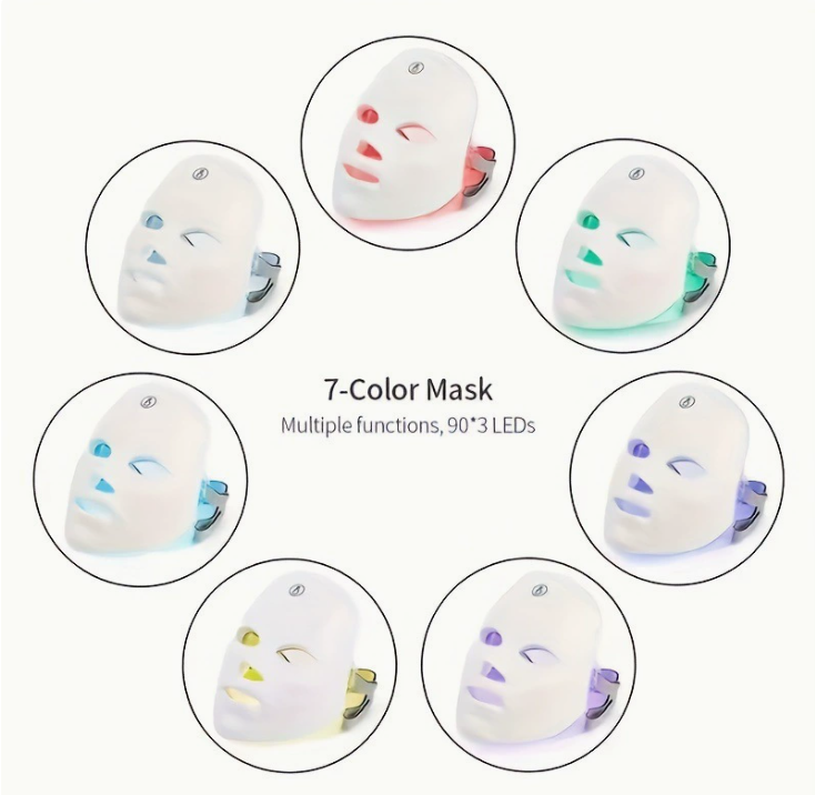 Color LED Facial Therapy Mask